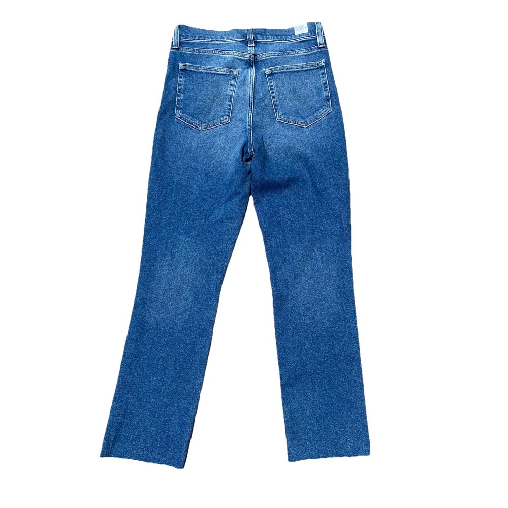Frank & Eileen Size 27x27 Antique Blue Medium Wash Cork Straight Leg Denim Jeans - Picture 12 of 12
